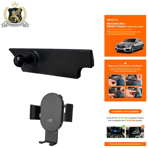 Custom fit car phone holder - car,
