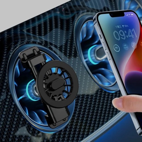 Magnetic car phone - phone, holder